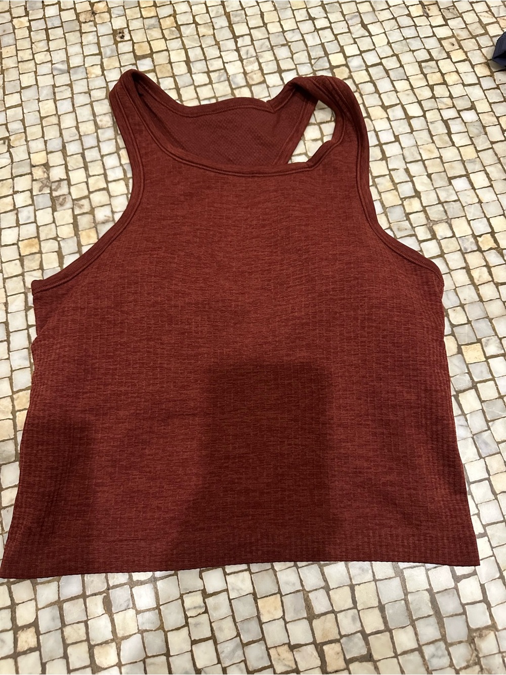 Lululemon Ebb to Street Cropped Racerback Tank Top